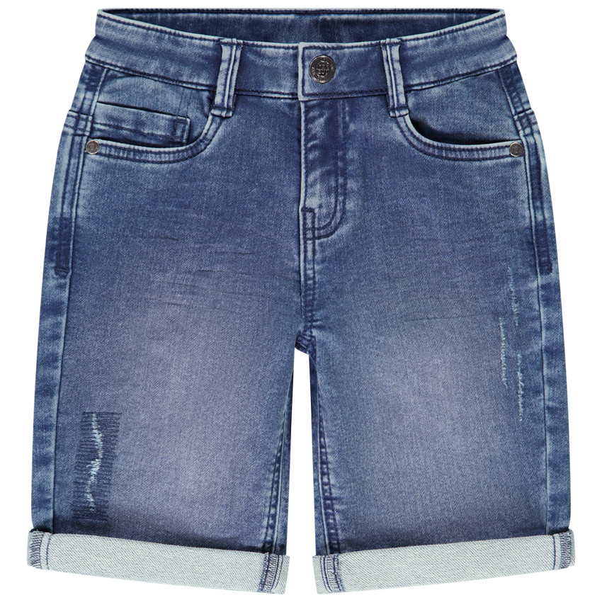 Bermuda effet jean used pour garçon 