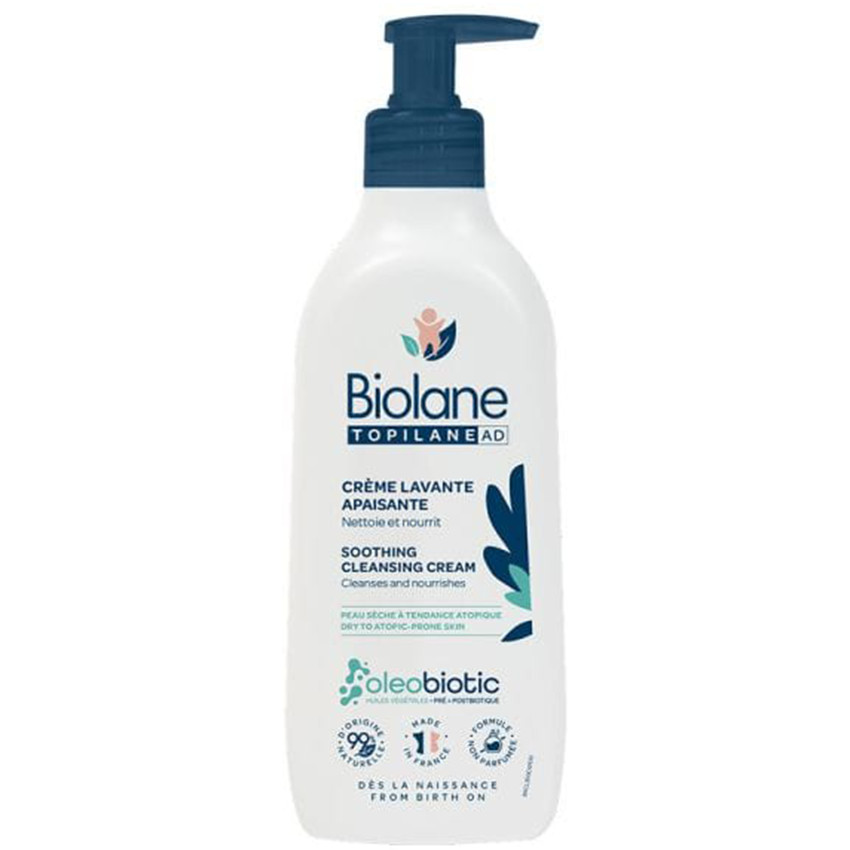 Topilane AD Kalmerende Reinigingscrème - Droge, gevoelige en atopische huid 350 ml 