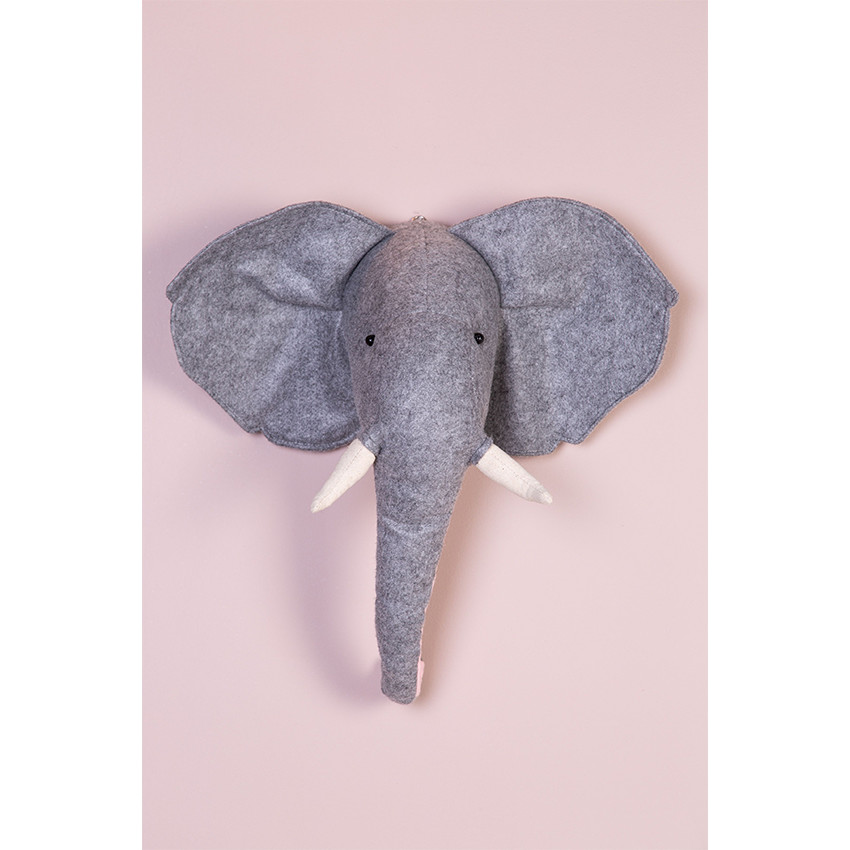 Décoration murale en feutre - Éléphant  