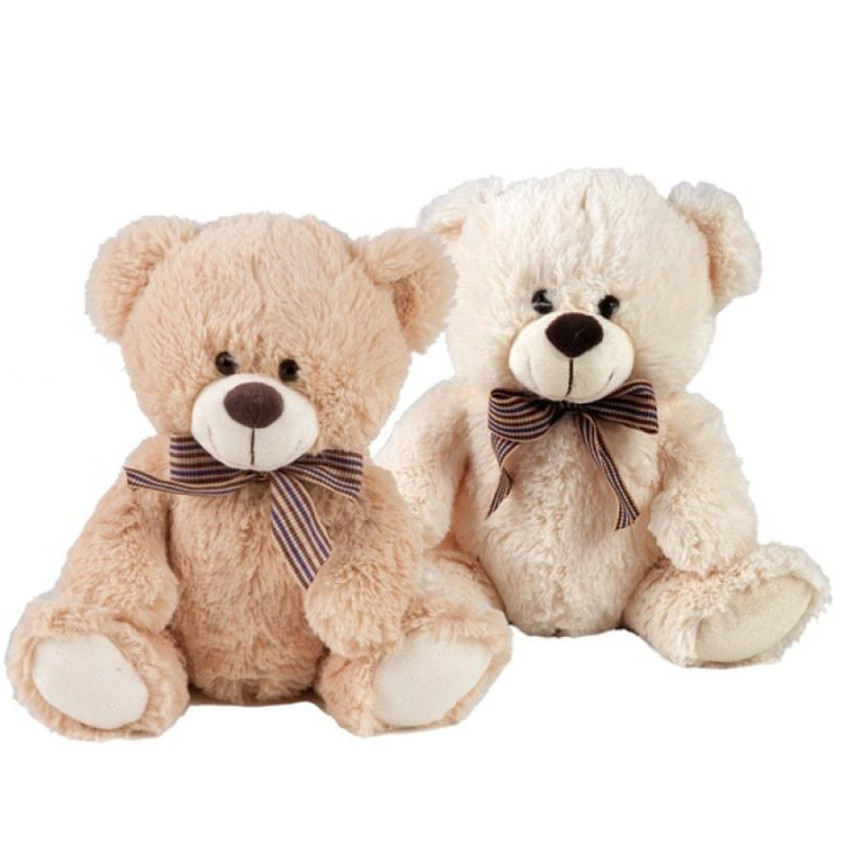 Peluche Ours avec noeud Papillon 28cm A l'unité/selon disponibilité  