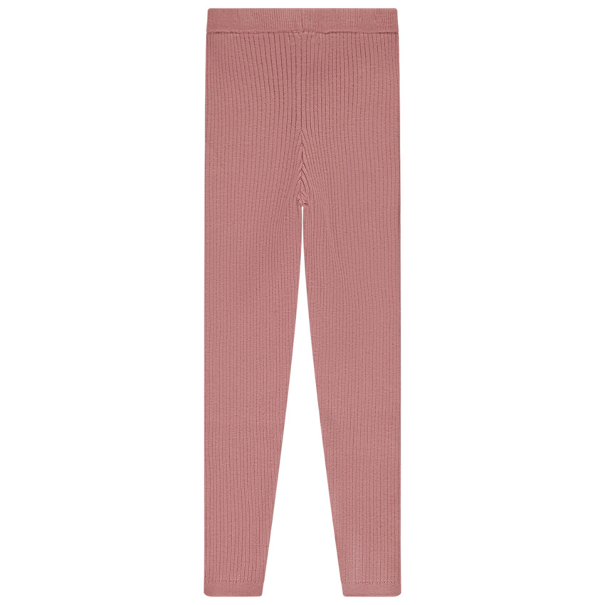 Legging en tricot effet côtelé pour fille 
