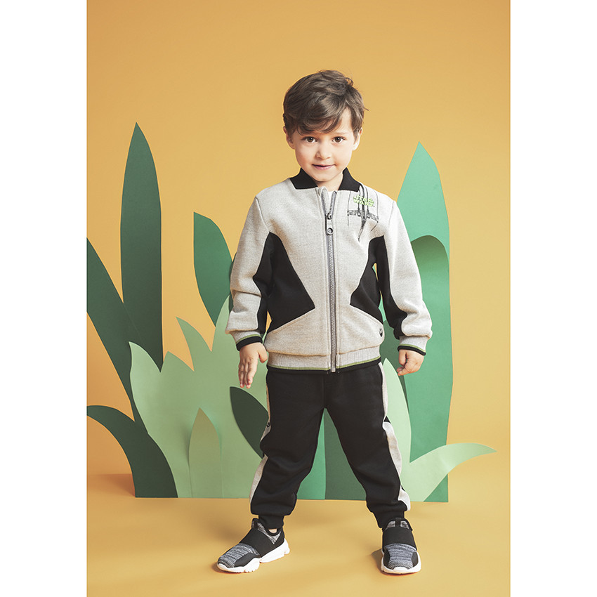 Baskets chinées à large élastique sans lacets 