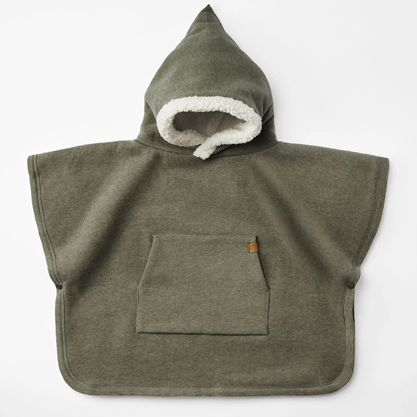 Poncho Teddy 1-3 ans Forest Green 