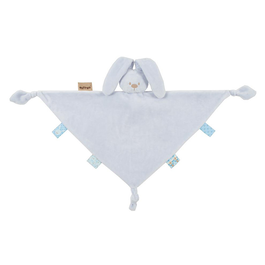 Knuffel Maxi Doudou Lapidou blauw 