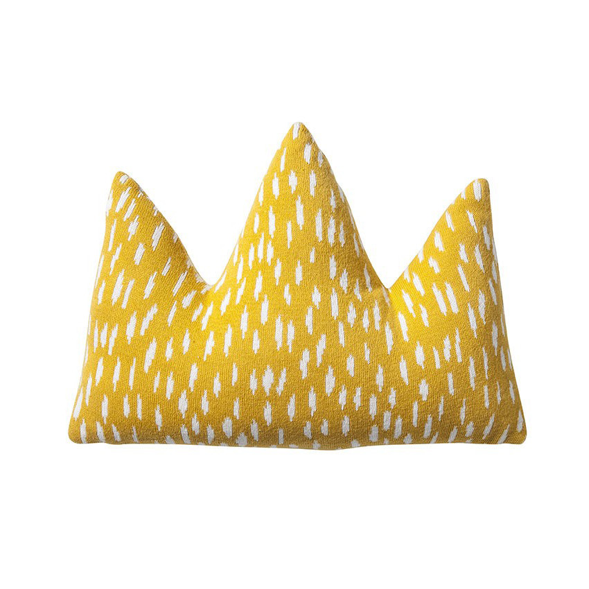 Coussin couronne en coton - collection Imagine 