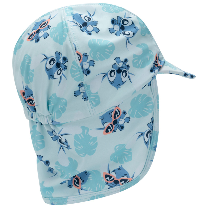 Casquette saharienne anti-UV imprimé Stitch Disney pour bébé 