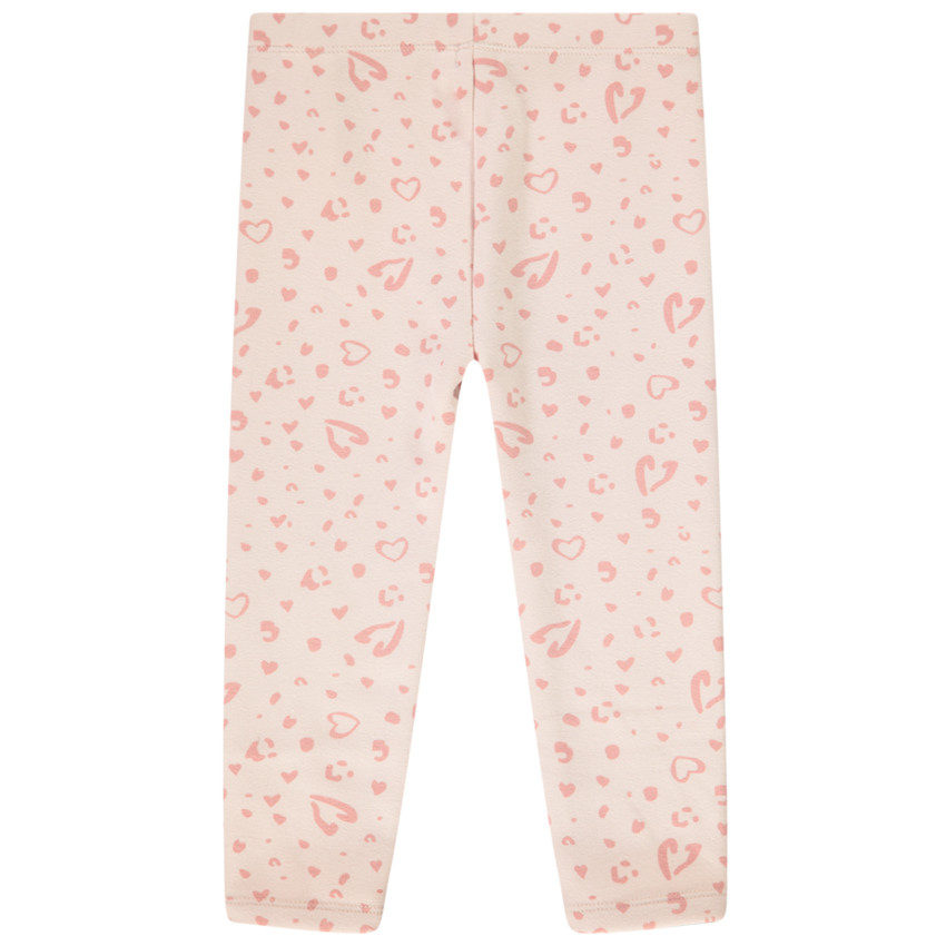 Caleçon en jersey imprimé coeurs pour bébé fille 