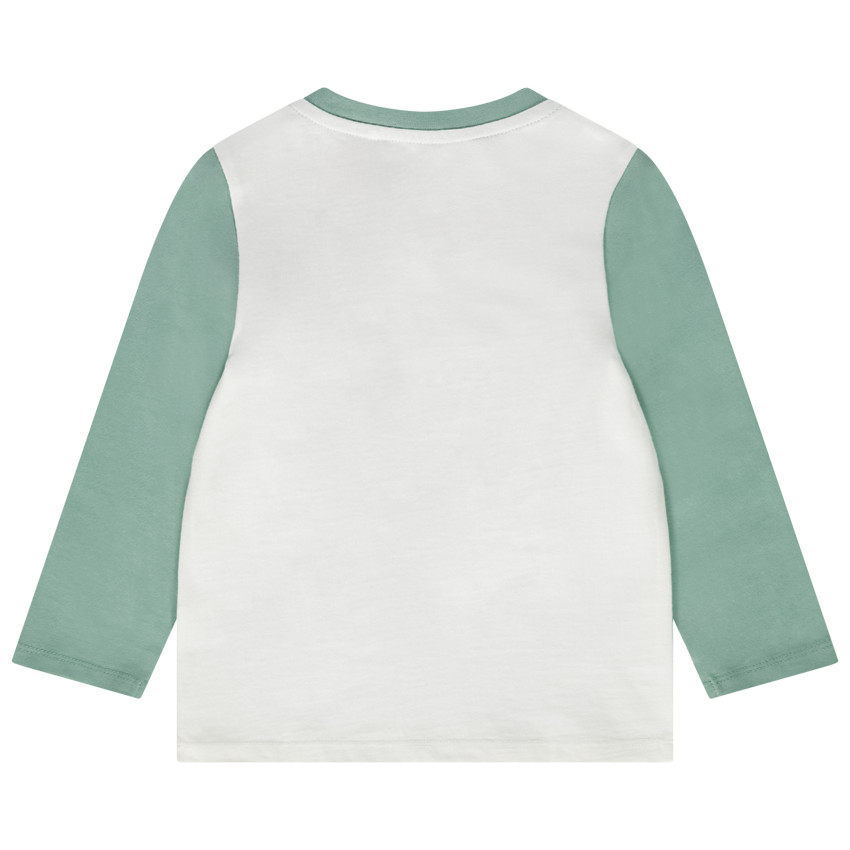 T-shirt lange mouwen in jersey print fantasie voor baby jongen 