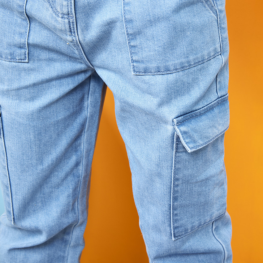 Jeans recht cargo voor meisjes 