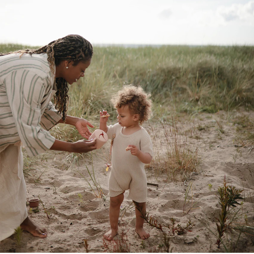 Tasse snack silicone Blush 