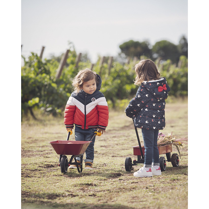 Doudoune matelassée à capuche imprimée Minnie Disney pour bébé fille 