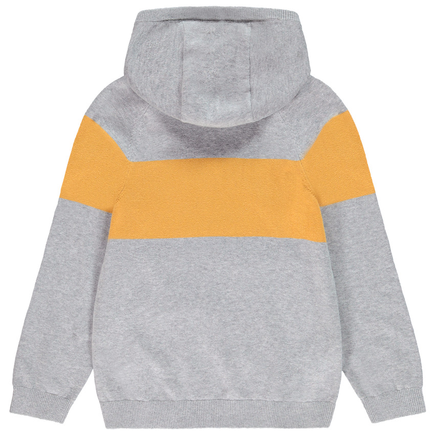 Pull à capuche en tricot logo Batman pour enfant garçon 