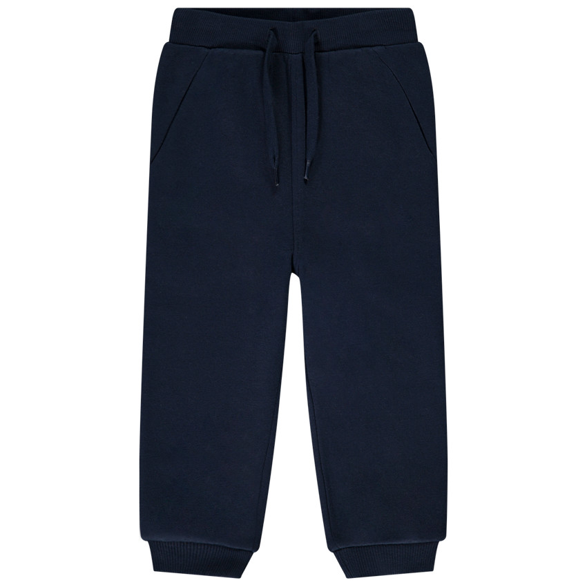 Sport in fleece effen voor baby jongen 