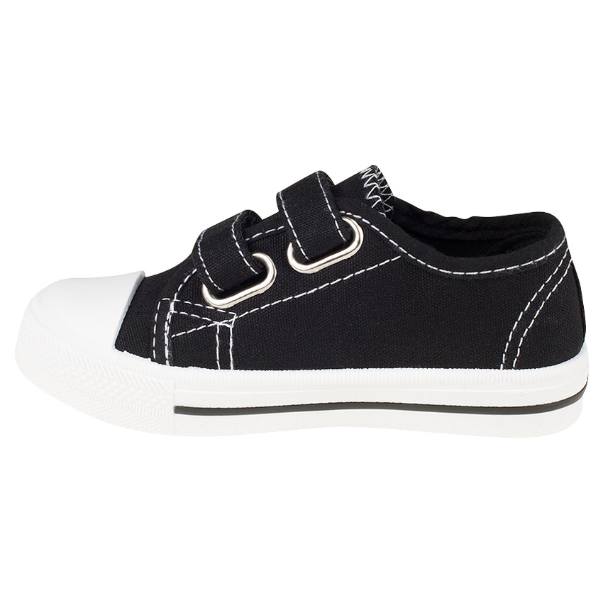 Baskets basses en toile à scratchs du 20 au 23 