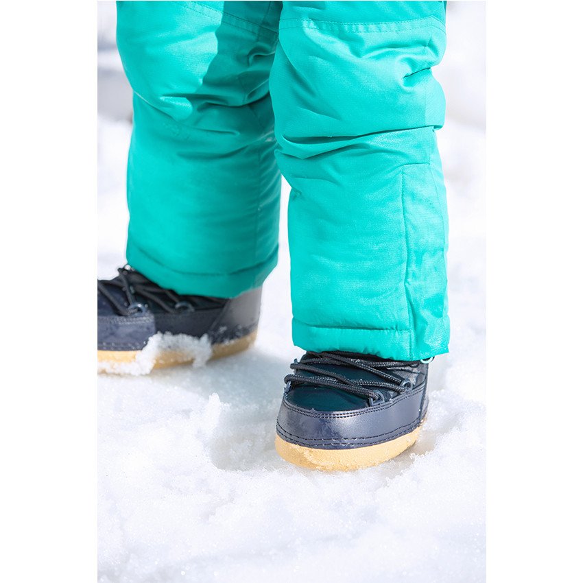 Après-ski laarzen met veters en opgestikte badge van mat 28 tot 35 