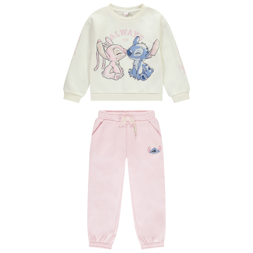 Ensemble jogging + sweat Stitch Disney pour fille 
