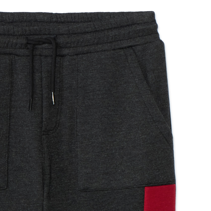 Jogging molleton contrecollé velours garçon 