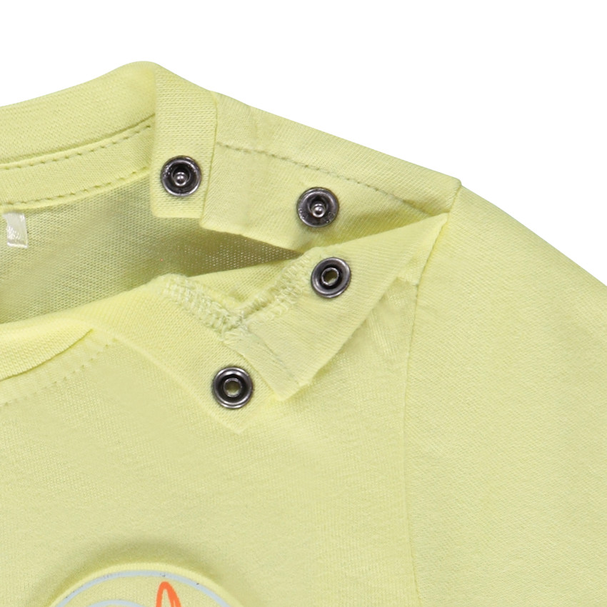 T-shirt manches courtes fantaisie print embossé pour bébé garçon 