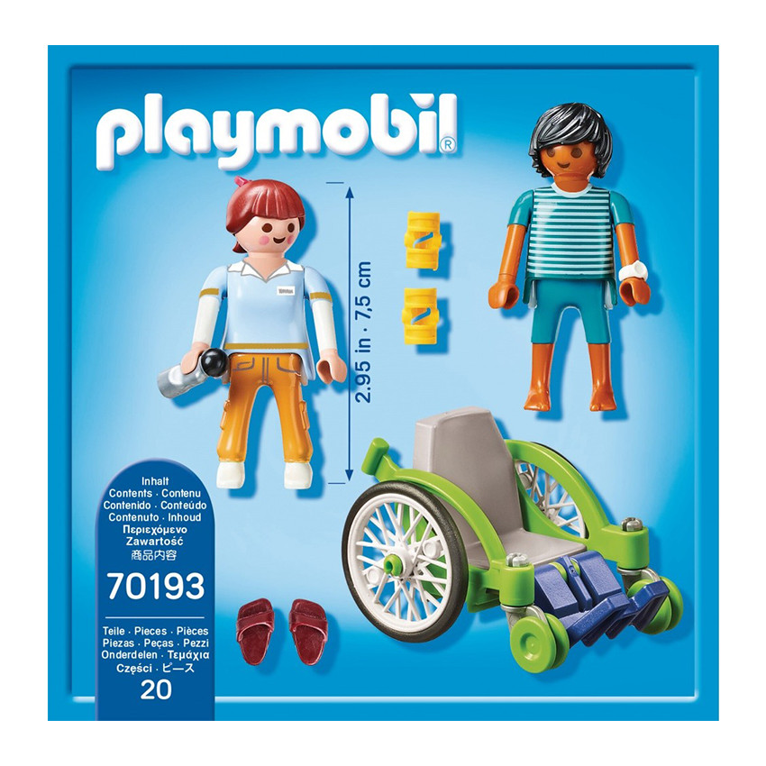 Jouet Patient en fauteuil roulant  