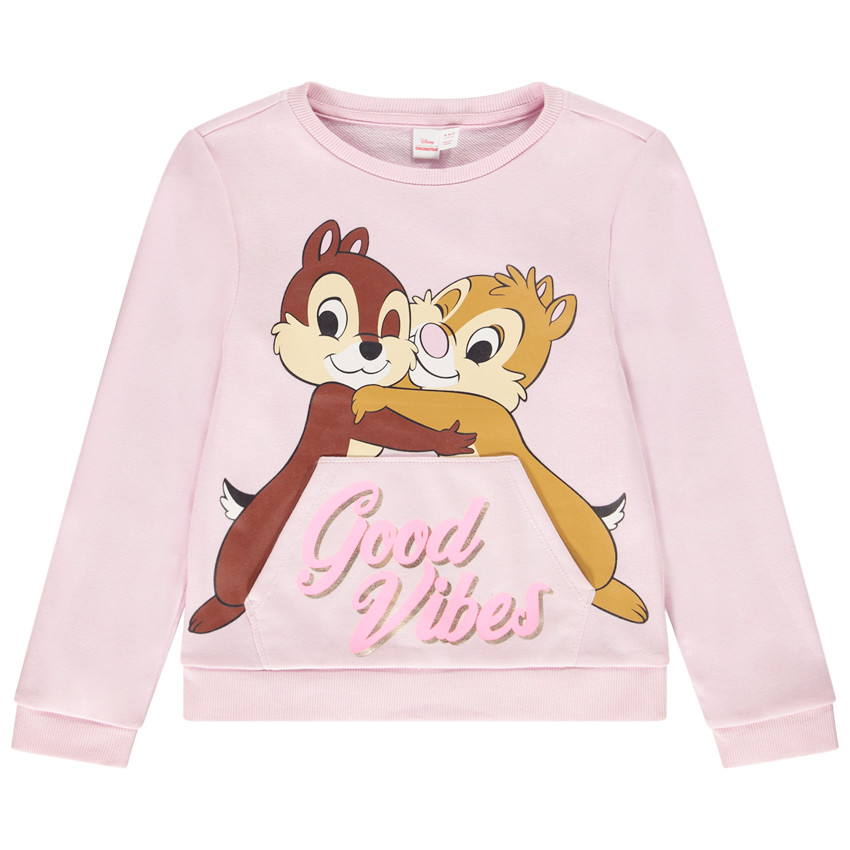 Sweater van molton met Disney Knabbel & Babbel-print voor meisjes 