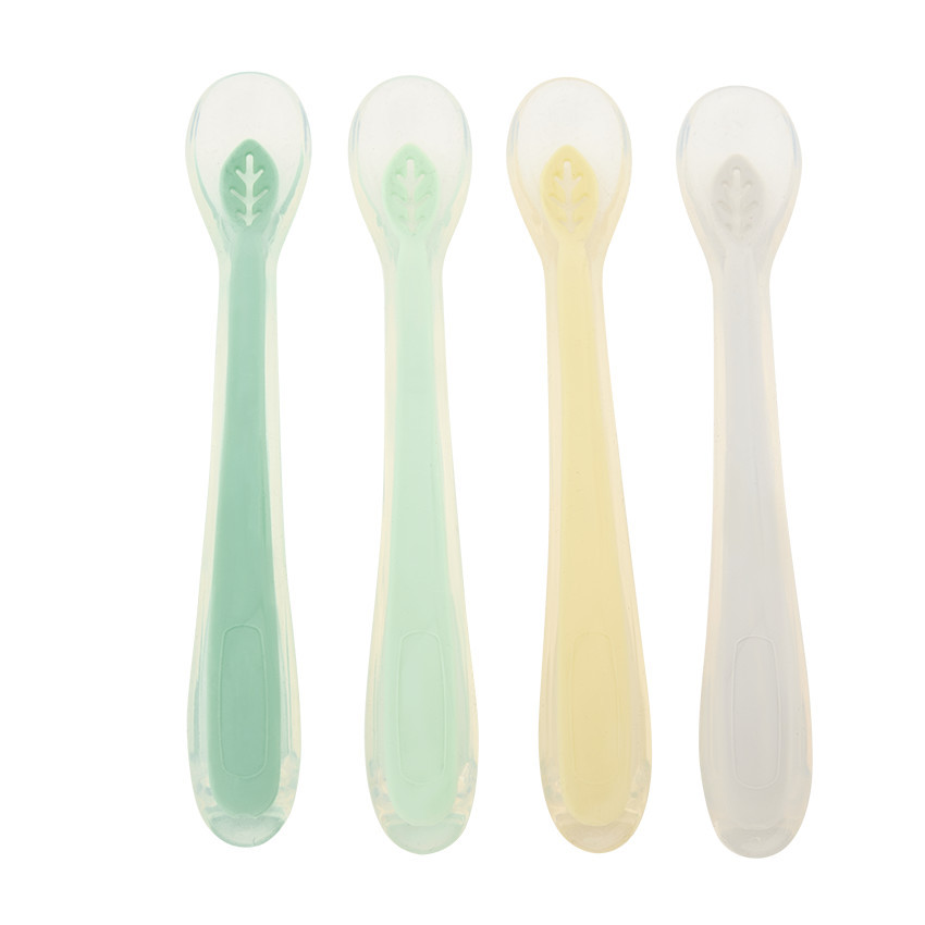 Lot de 4 cuillères en silicone Yummix - Vert 