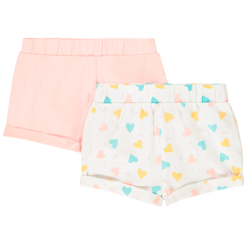 Set van 2 shorts voor meisjes 