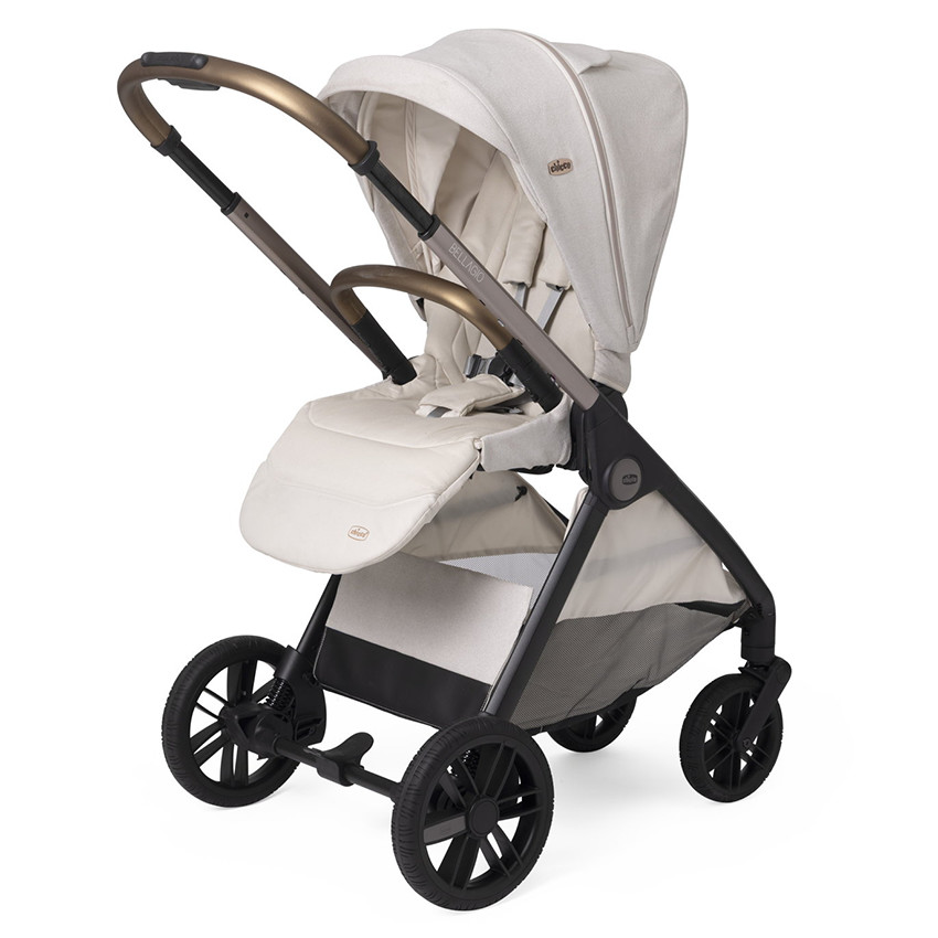 Poussette trio Bellagio 2 + nacelle Flexi + coque First-Seat Recline amber glow 