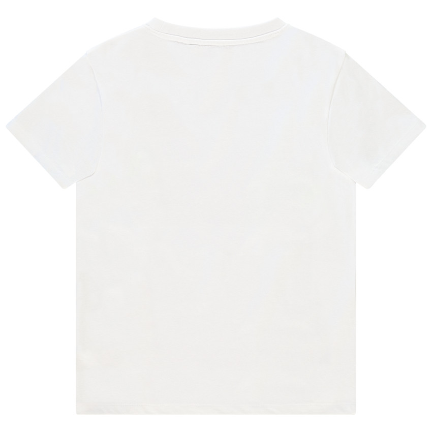 Korte mouwen T-shirt van katoen met SmileyWorld print voor jongens 