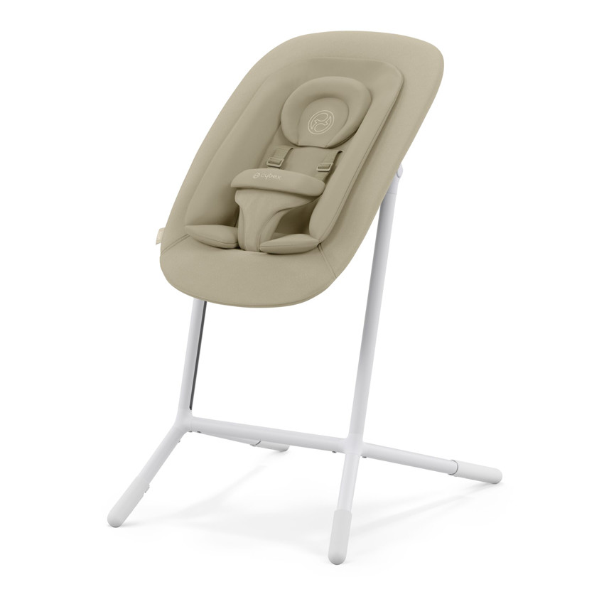 Chaise-haute évolutive Lemo 4 en 1 sand white 