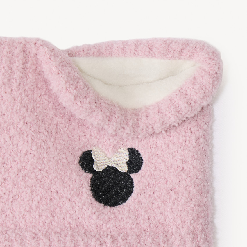 Set bonnet + snood + moufles Minnie Disney pour bébé fille 