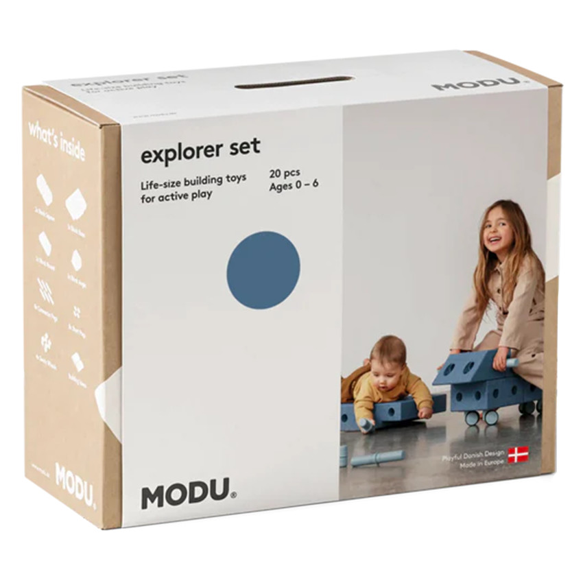 Construction Explorer Set – Deep Blue / Sky Blue 