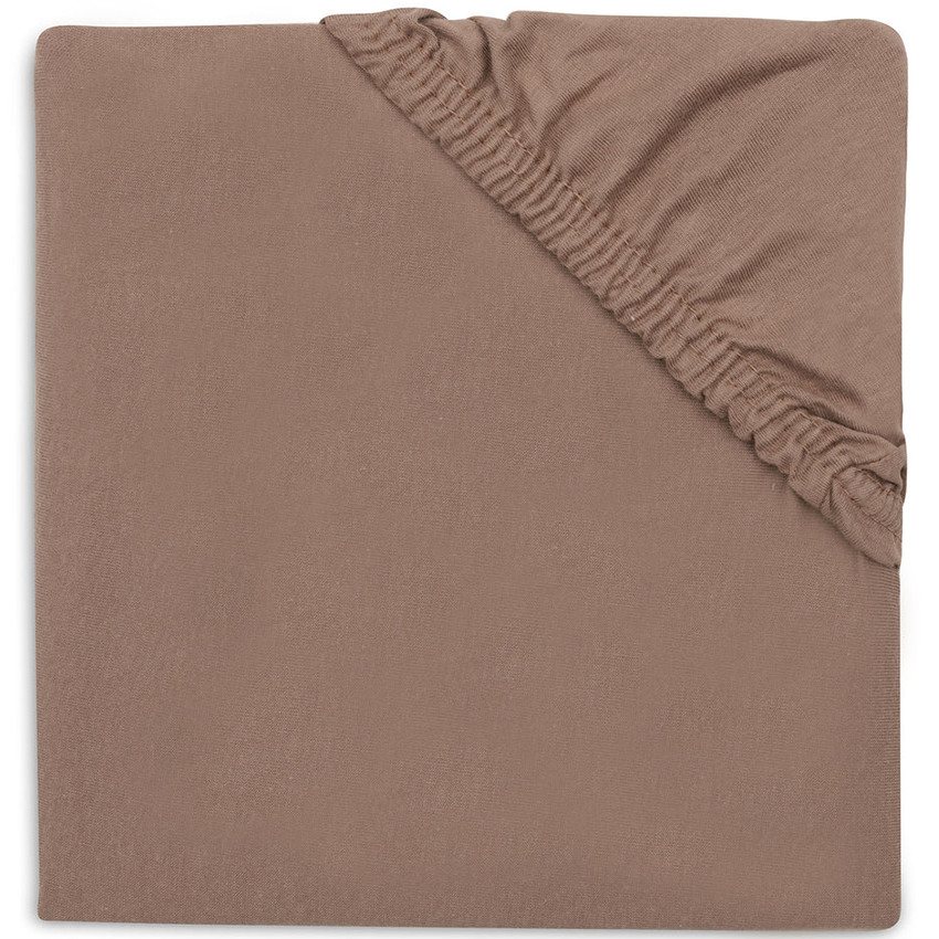 Housse matelas de parc jersey - Milky Coffee - 75x95 cm 
