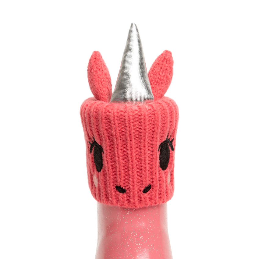 Regenlaarzen voor meisjes met glitters, tricotboord en eenhoornpatroon 