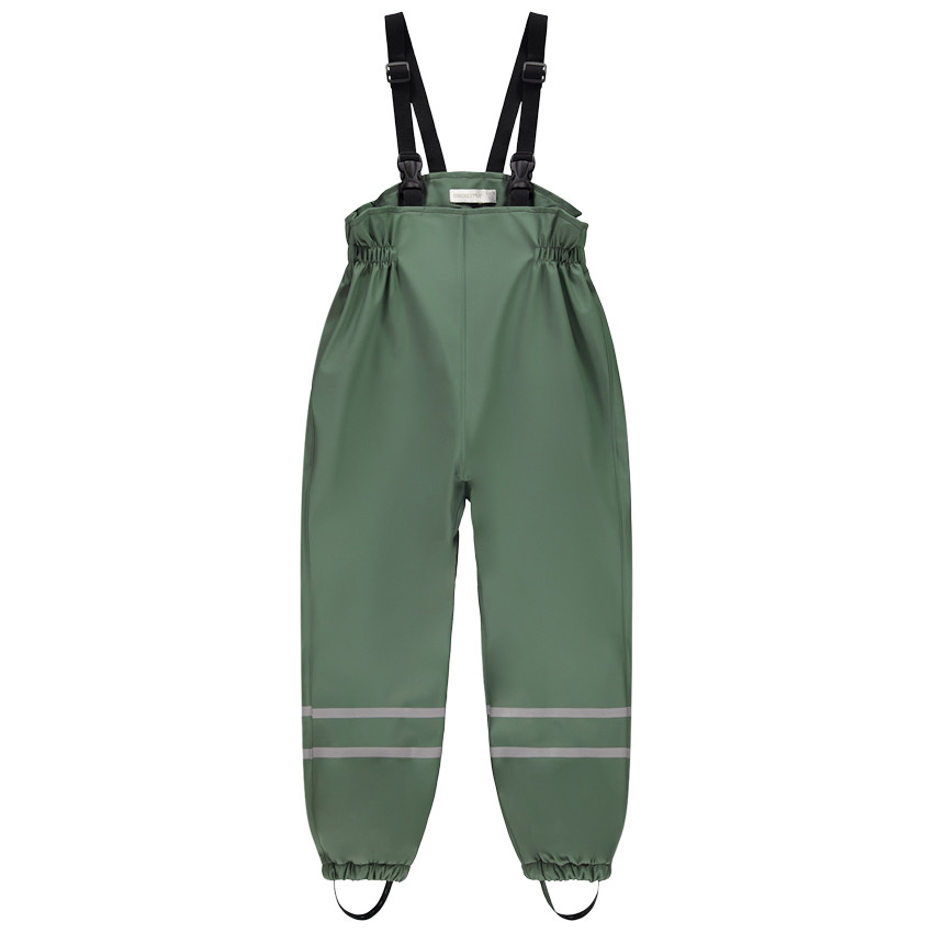 Pantalon de pluie en gomme avec bretelles pour garçon  