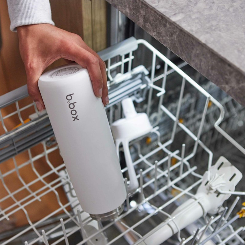 Gourde isotherme avec paille Flip Top 690ml White Out 