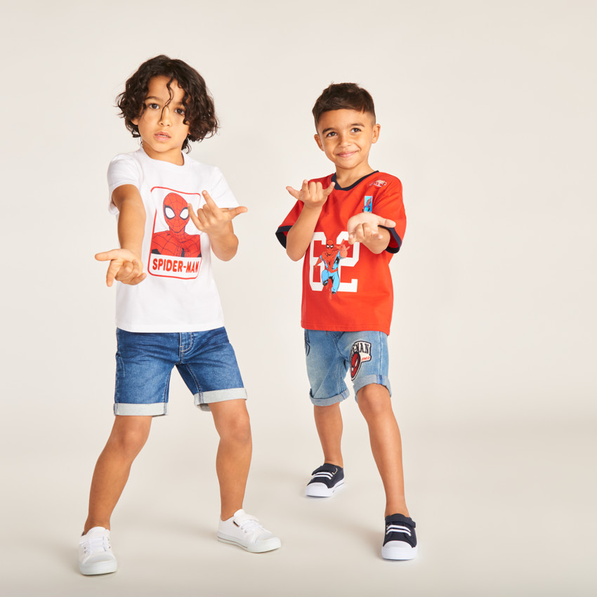 Korte mouwen Spider-Man Marvel T-shirt voor jongen 