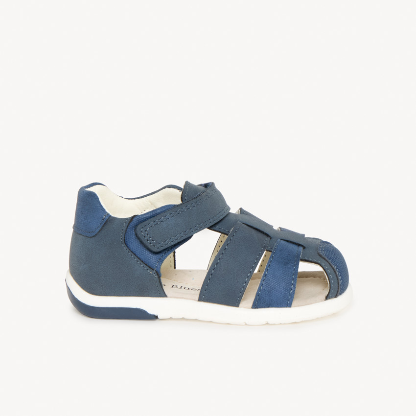 Gesloten sandalen met klittenband voor jongen 