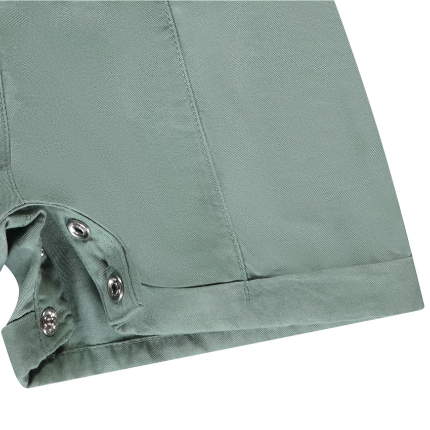 Combi-short  fantaisie avec ceinture pour bébé fille 
