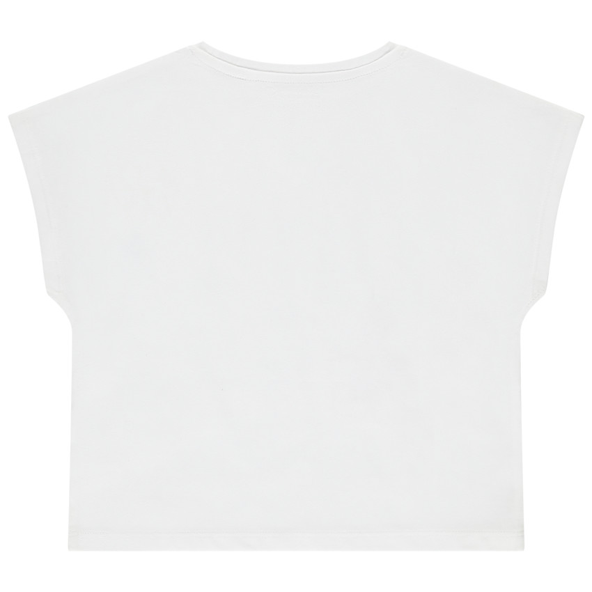 T-shirt manches courtes forme boîte photoprinté pour fille 