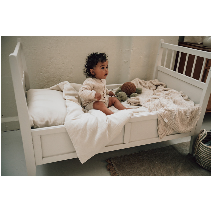 Wiegdeken Braga Warm White 75x90 TOG 1.0 