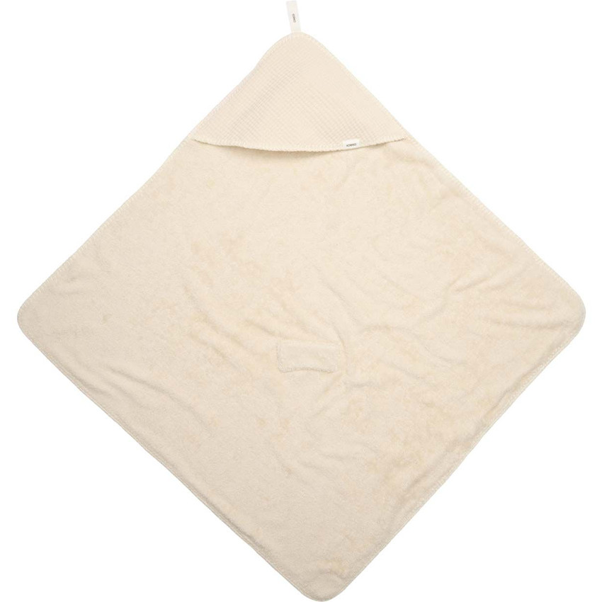 Couverture enveloppante éponge Malaga 100x100cm Warm white 