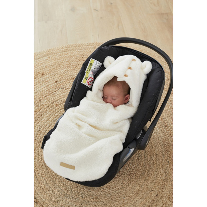 Nid d'ange en Sherpa Mix & Match - Ecru  