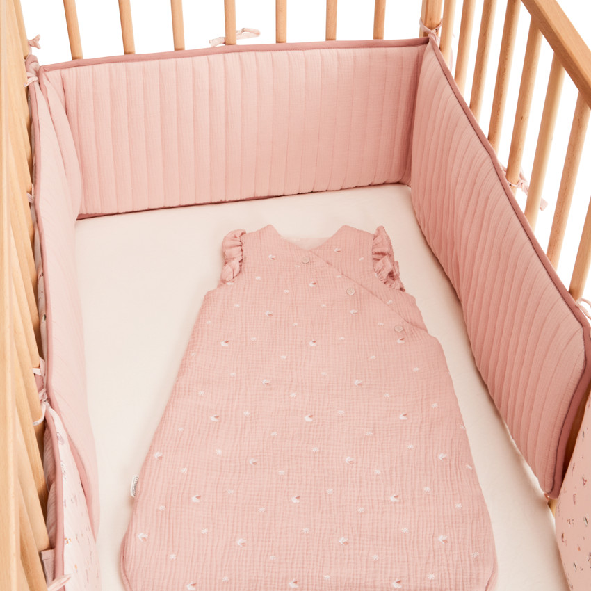 Set van 5 modulaire spijlenbeschermers Wandel Bucolique roos 