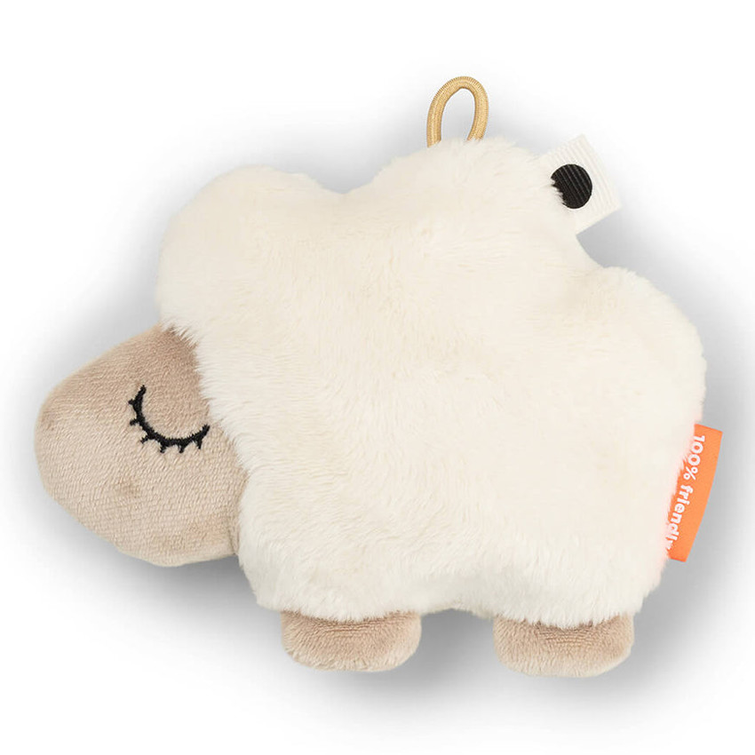 Kleine sensorische rammelaar Sheepy Zand 