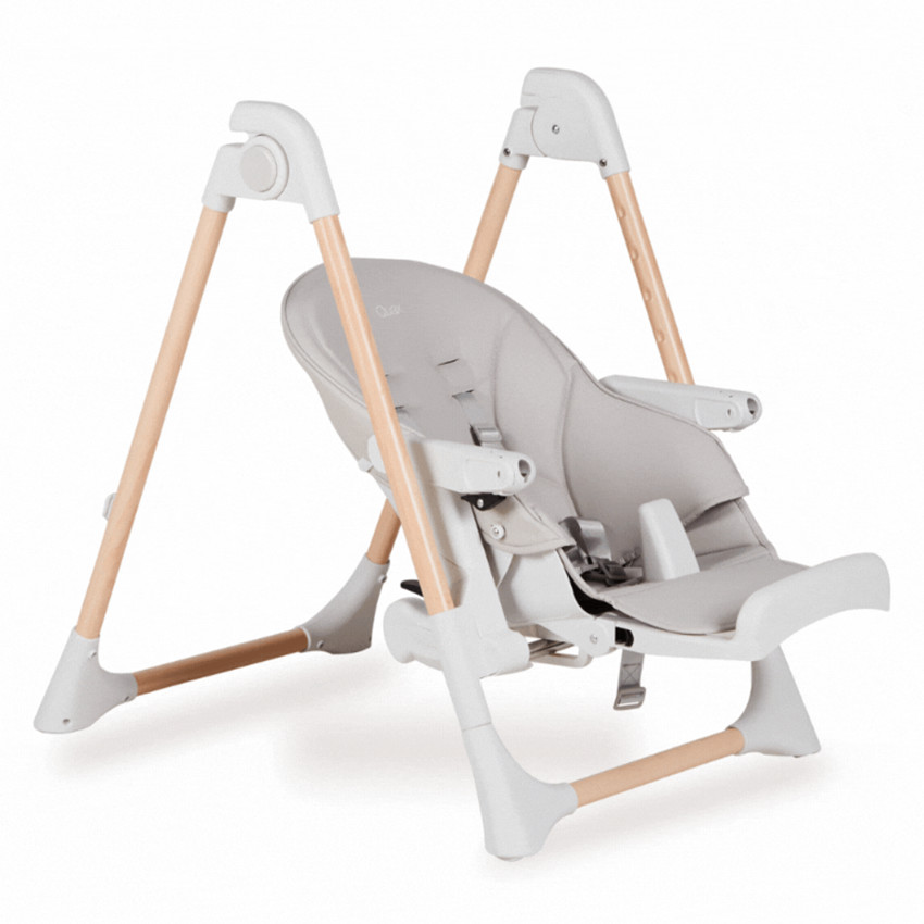 Meegroeistoel Papum Wit/Naturel 