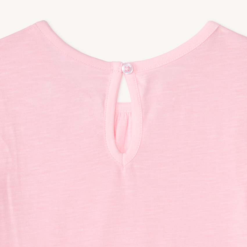 Lot de 3 t-shirts manches courtes unis pour bébé fille 