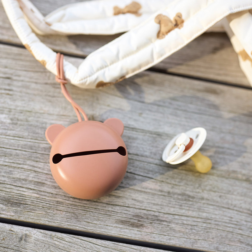 Etui à sucette silicone 7CM Warm Sand 