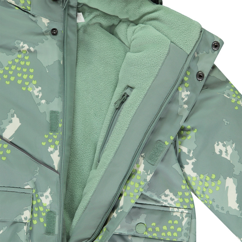 Gevoerde skijas met fantasieafdruk voor jongen 