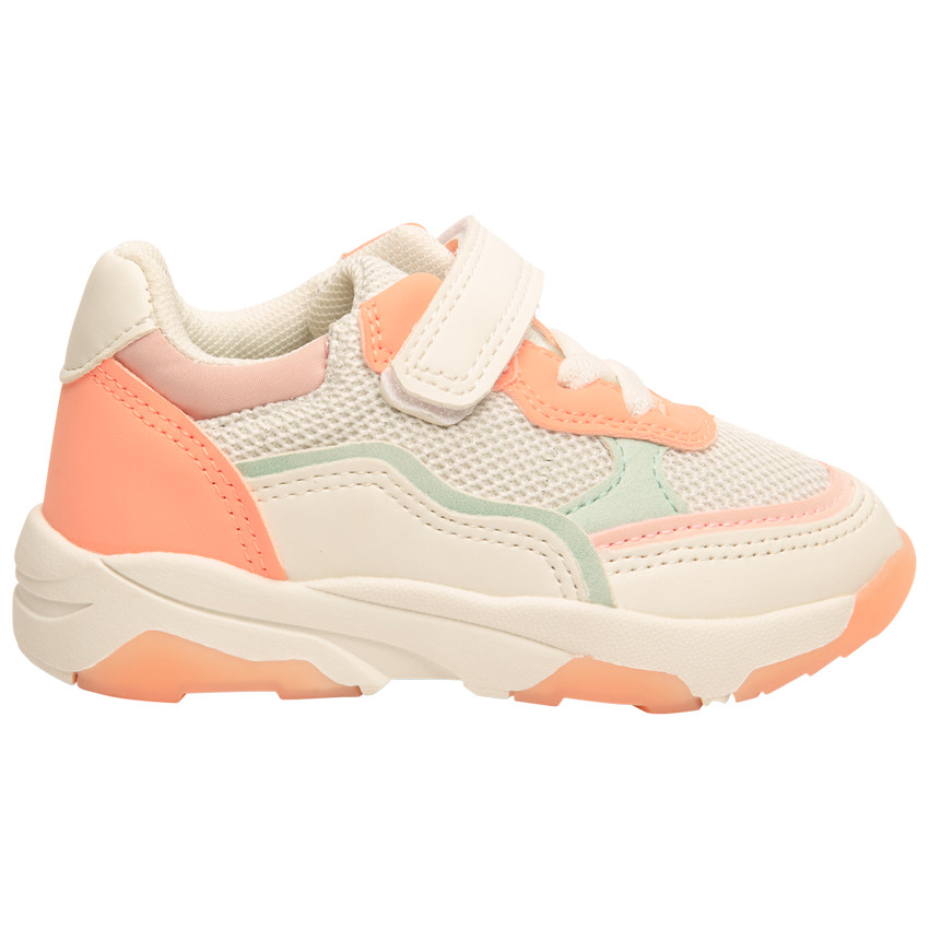 Sneakers met inzetstukken en mesh voor babymeisjes 