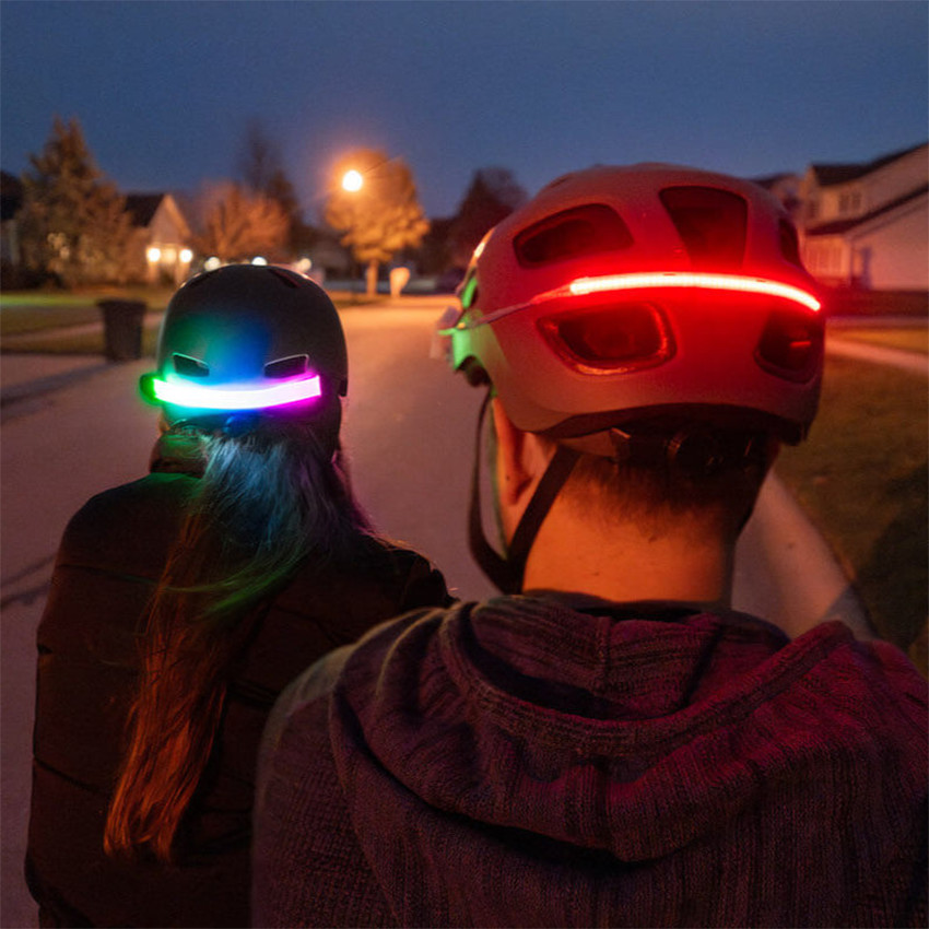 Éclairage LED Brightz pour casque de vélo Rouge 